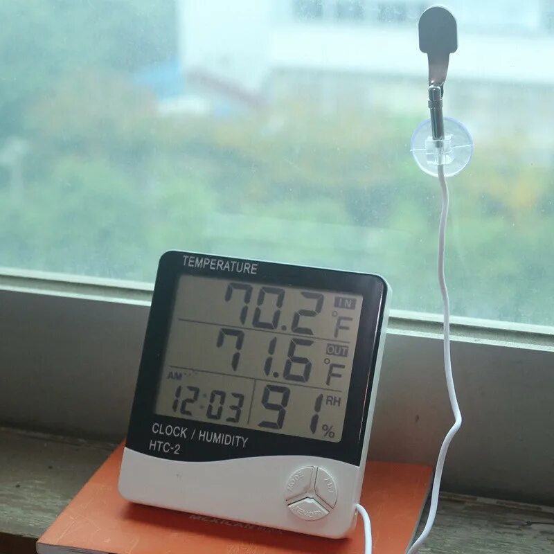 Htc 2 неправильно показывает температуру. Электронные цифровые термометр гигрометр htc-2. htc-2 цифровой термометр-гигрометр. цифровой термометр htc-2. метеостанция термометр и гигрометр htc-2..