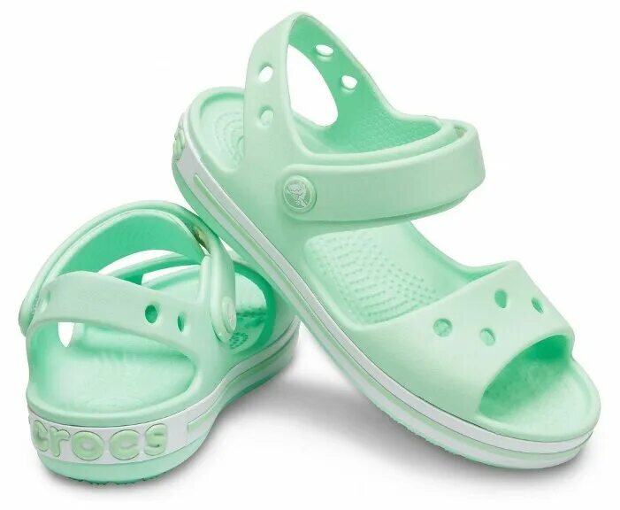 Крокс сандали. Сандалии Crocs Crocband Sandal. Сандалии детские Crocs Crocband Sandal Kids. Крокс сабо мятные. Сандалии Crocs Crocband Sandal 28.