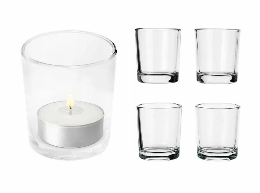 Купить стаканы на озоне. Свечи в стеклянных стаканчиках. Свеча в стакане. Стеклянные стаканы для свечей. Стеклянный подсвечник для свечей.