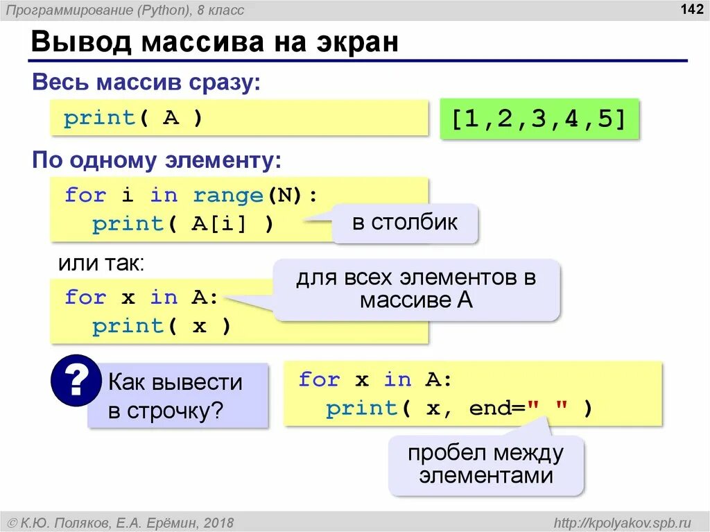 Как вывести количество в питоне. Вывод массива в питоне. массив информатика питон. вывести в питоне. программа с массивом питон.
