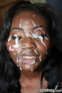 Black Ebony Cum Facial.