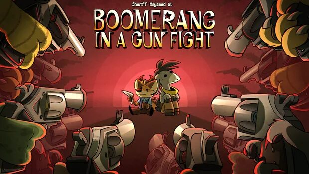 Gun fight. Sheriff Hayseed. Fat Sheriff Hayseed. Boomerang in a Gun Fight.