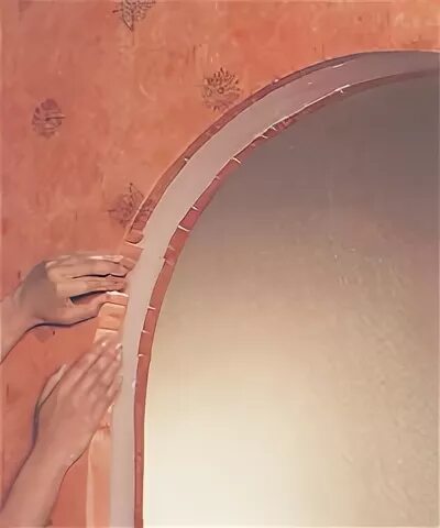 арка оклеенная обоями. обклеивание ниши обоями. арка жидкими обоями. оклеивание обоями арку. арка обоями обклеенная.