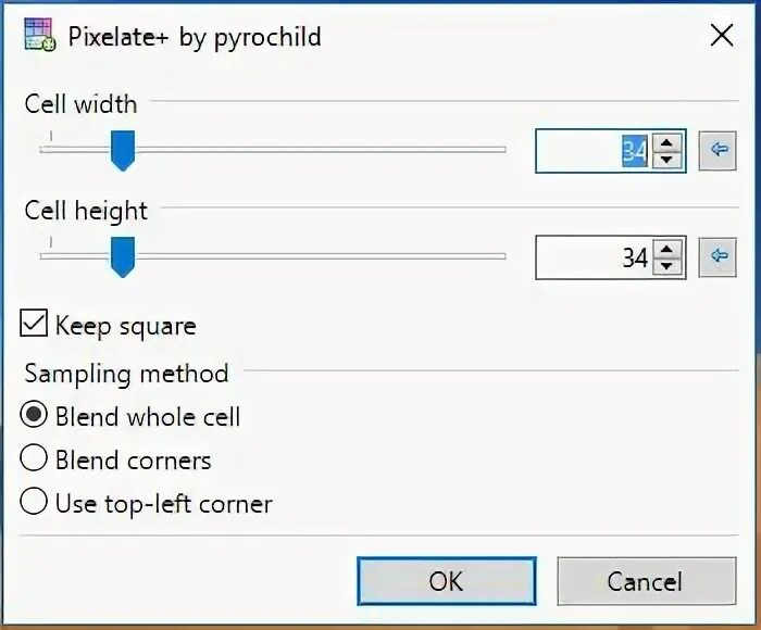 Cell width
