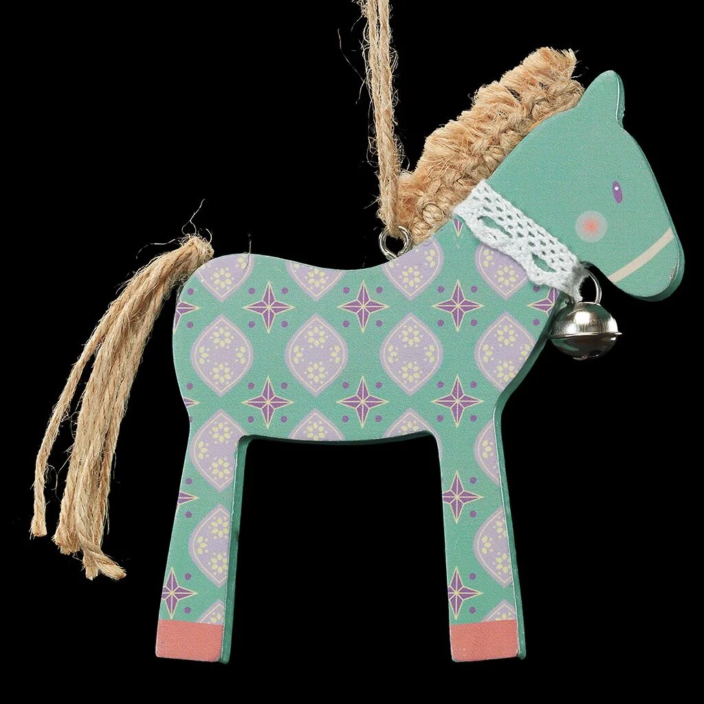 Елочная игрушка в форме лошади. Украшения в виде лошадки игрушки. Лошадь поделка для детей.