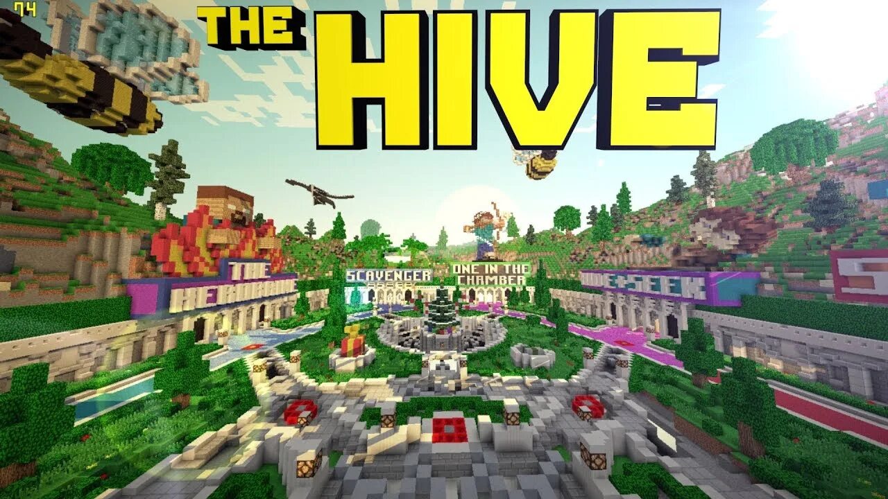 Сервера мини игры пе. The Hive сервер. Hivemc сервер майнкрафт. Сервера для МАЙНКРАФТА the Hive. Hivemc мини игры.