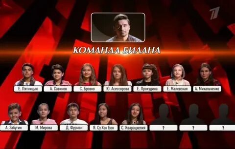 Первый участник первого голоса