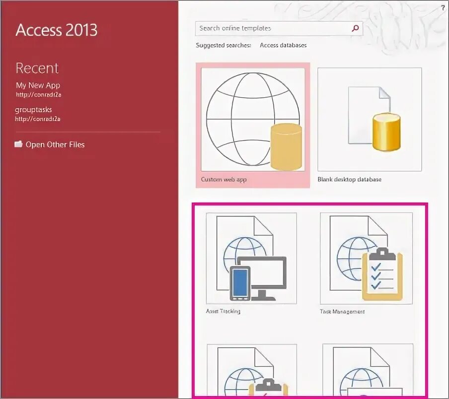 Access app. Куб access 2013.