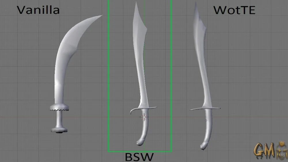 Скайрим мод ножны для двуручных мечей. Алебарда полэкс. Даэдрический меч ("daedric sword"). Усовершенствованная ферма. Улучшенная форма.