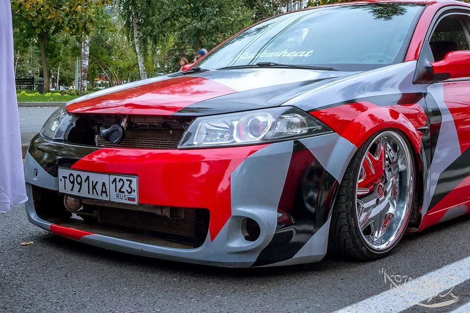 Бампер от Megane 2 RS ( Часть 1 ) - Renault Megane II CC, 2 л, 2005 года тюнинг 