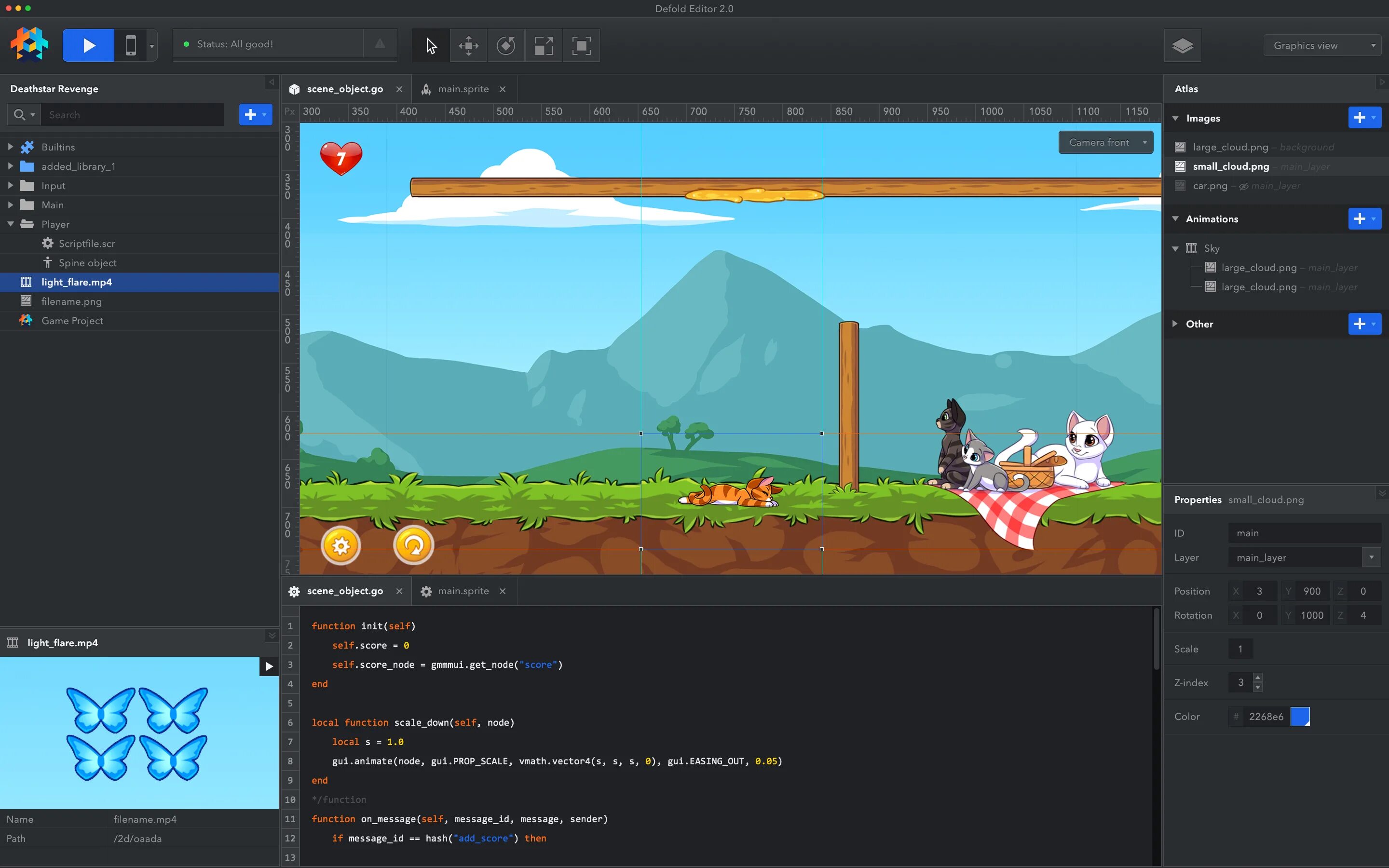 Path engine. Игры на defold. defold движок. игровой движок для 2d игр. defold game engine.