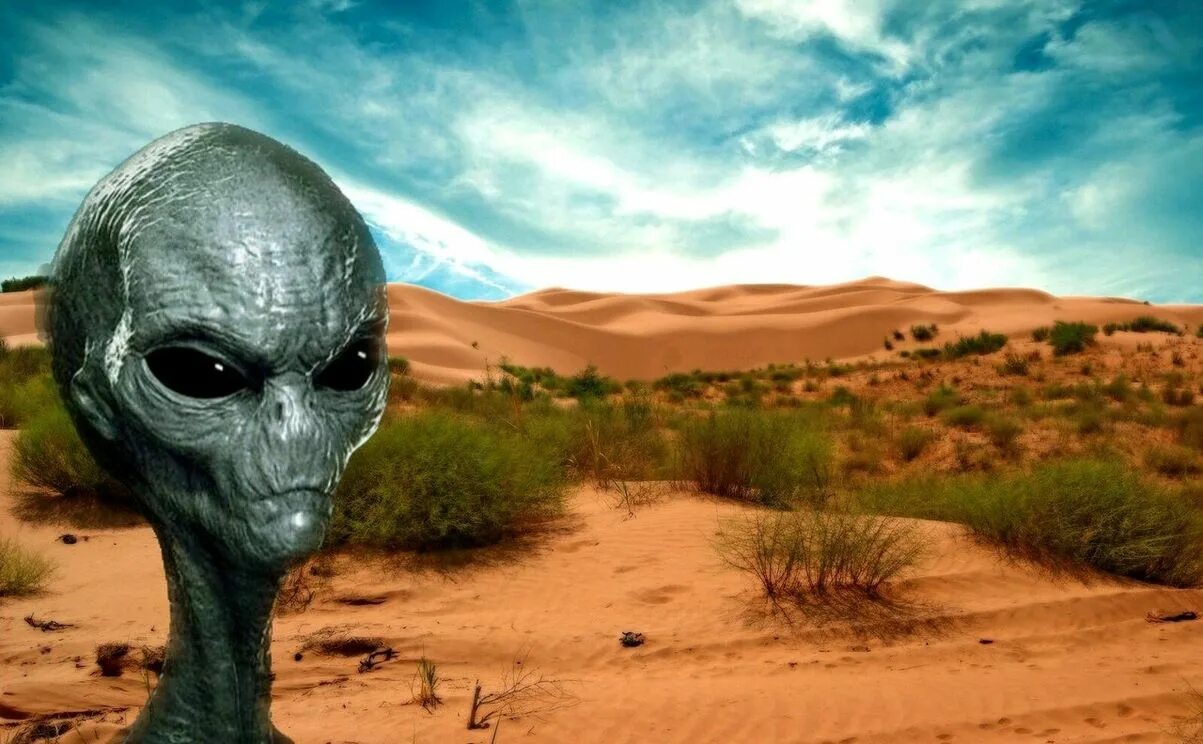 Рассказы про инопланетян. Инопланетная пустыня.