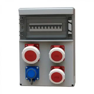 Щит с розетками ip54