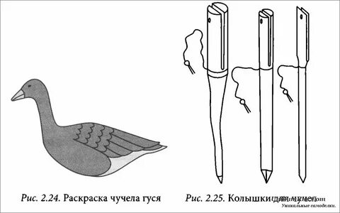 Размеры гуся