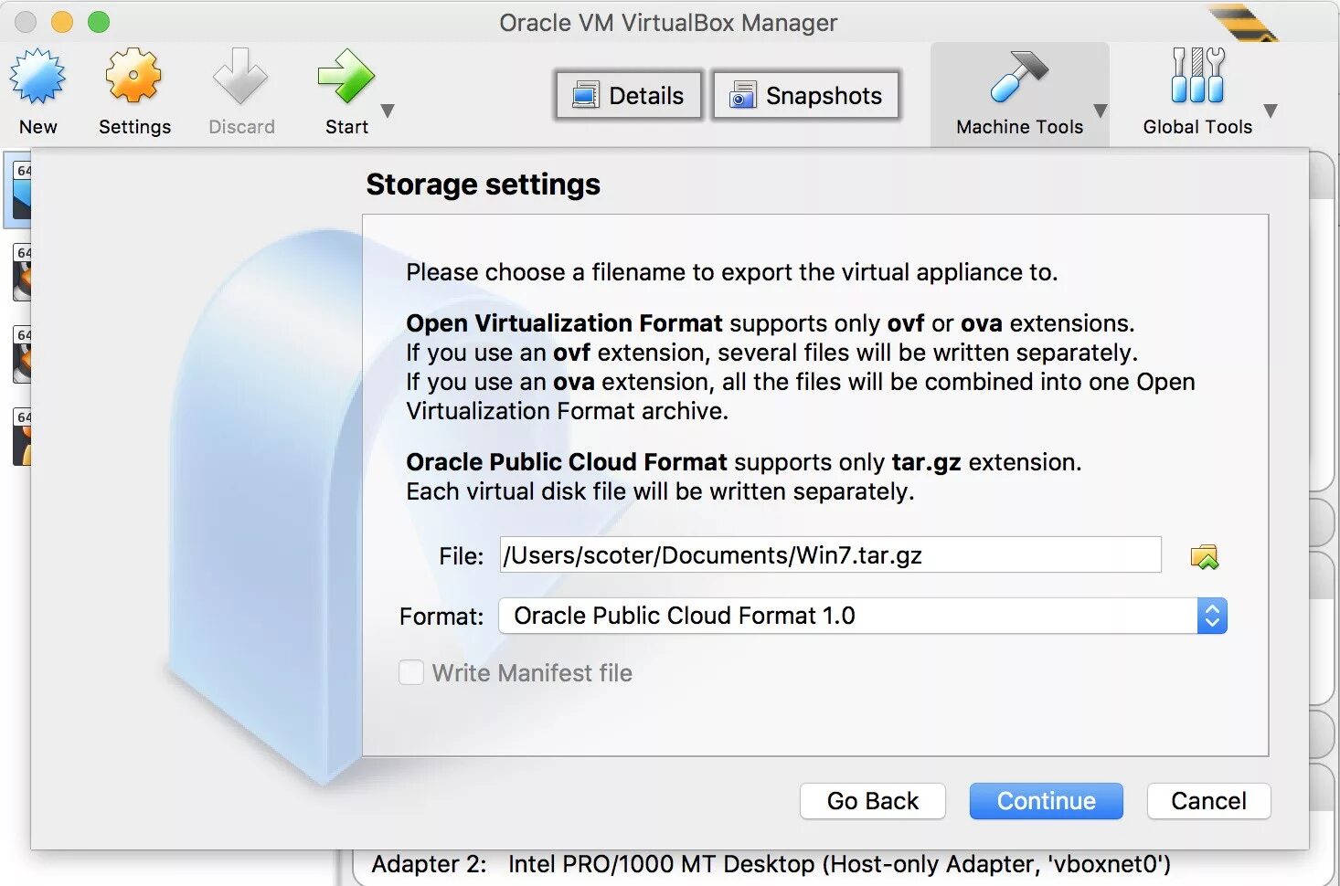 Detail manager. VIRTUALBOX. Oracle VIRTUALBOX. VIRTUALBOX 5.2. Открыть VIRTUALBOX..