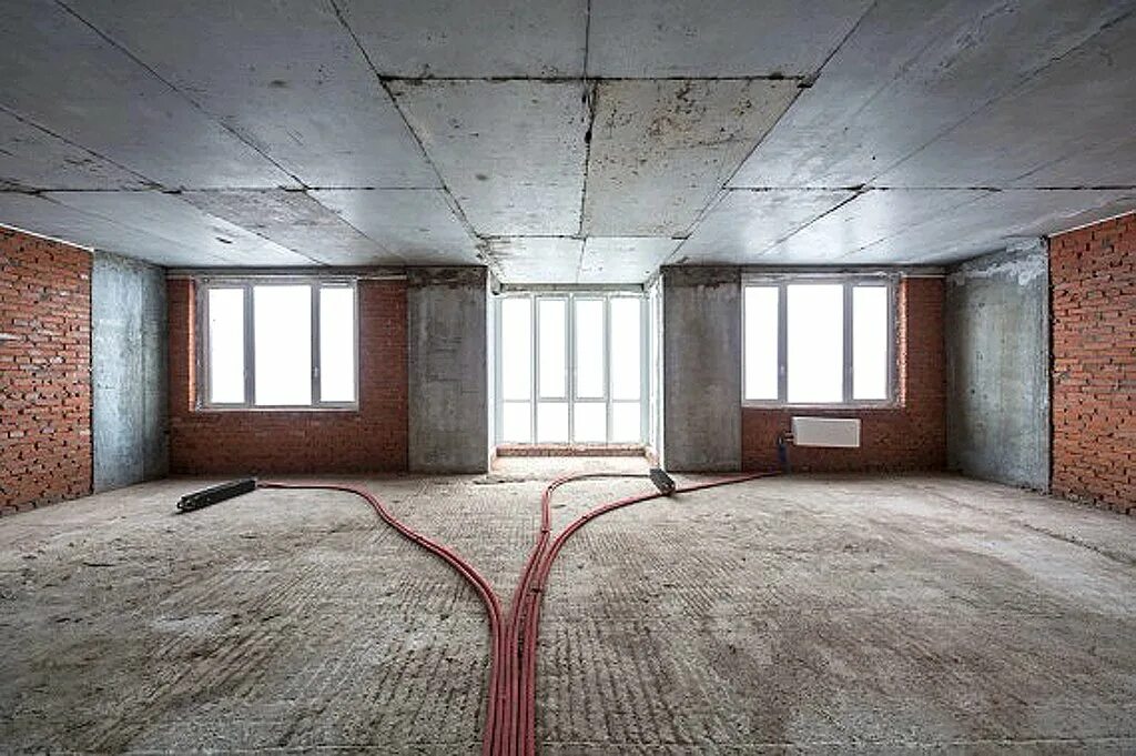 Квартира в монолитном доме. Черновая отделка квартиры. Студия черновая отделка. Квартира в бетоне без отделки. Черновая отделка.