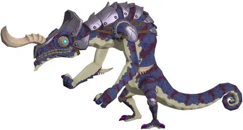 BotW Blue Lizalfos Model.png.