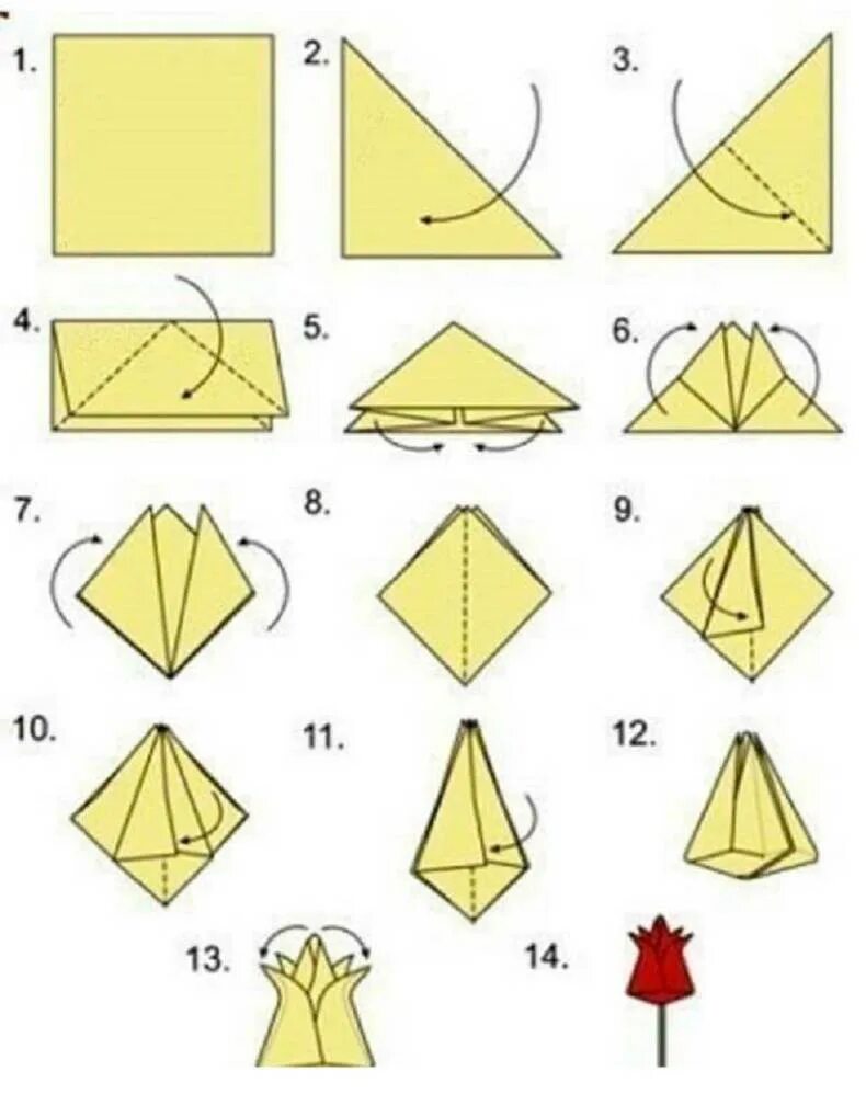 Складывание из бумаги. Оригами тюльпан схема сборки. Цветы оригами из бумаги своими руками схемы поэтапно. Оригами цветок тюльпан схема. Как делать тюльпаны из бумаги поэтапно.