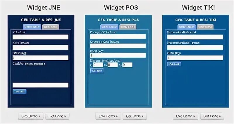 Widget pos. Widget pos
