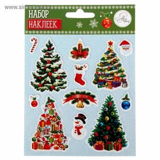 Валберис новогодние наклейки