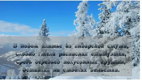 Присловье о зиме