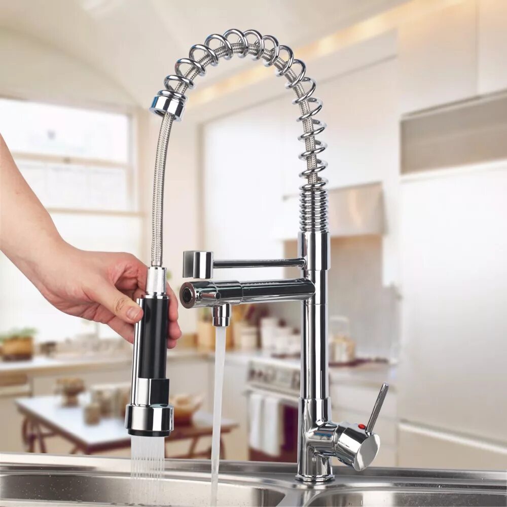 Двойной кран на кухню. Смеситель с фильтром для воды. кран для питьевой воды на кухню. смеситель кухонный двойной.