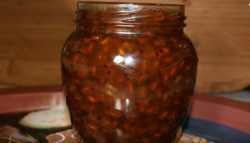 Рецепт варенья из облепихи на зиму пятиминутка