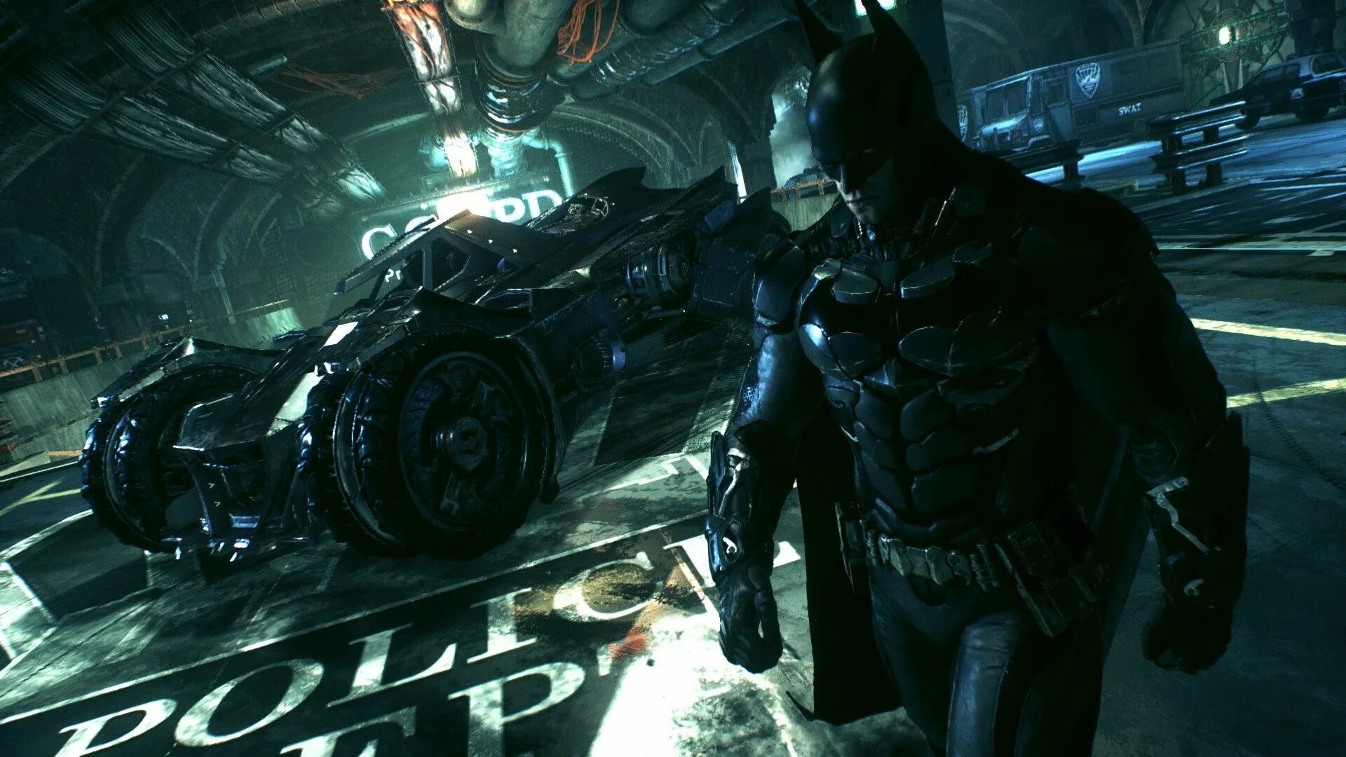 Бэтмен Аркхем Найт игра. Batman Arkham Knight игра 2015. Бэтмен рыцарь Аркхема 2015. Бэтмен рыцарь Аркхема Бэтмобиль.