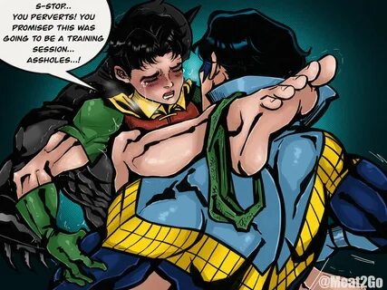 Batman and robin threesome