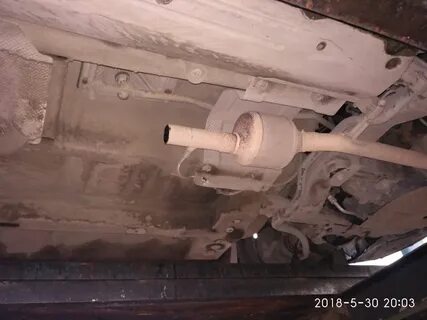 Замена резонатора рено логан 1