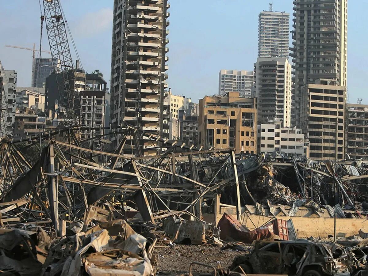 Ужасный взрыв. Взрыв в Бейруте 4 августа 2020.