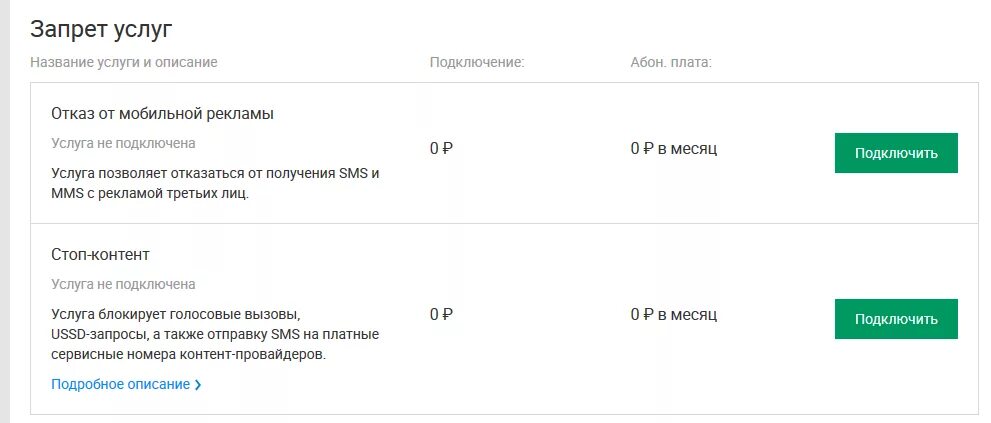 Как отключить платеж 35 рублей мегафон