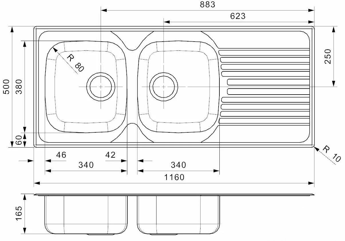 Высота кухонной мойки. Раковина для кухни нержавейка накладная Reginox. Двойная мойка для кухни Размеры. Размеры моек для кухни из нержавейки. Мойка Размеры.