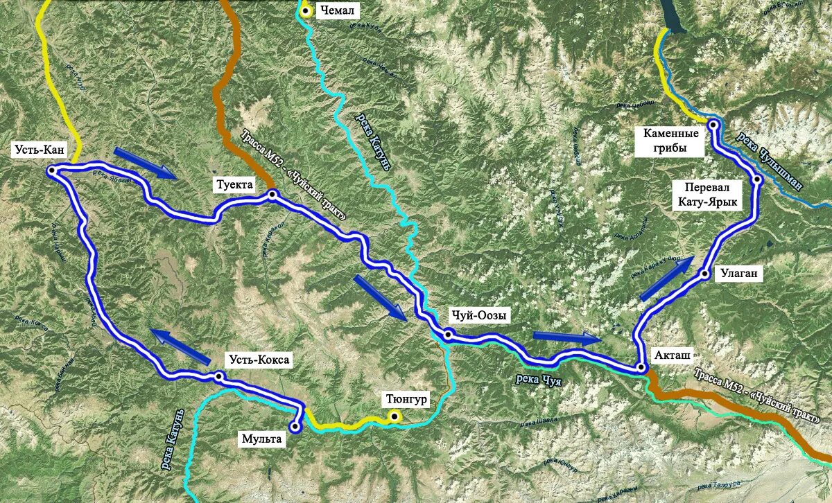 Карта проехать на машине. Чуйский тракт Алтай на карте. Чуйский тракт Кату Ярык. Чуйский тракт перевал Кату Ярык. Чуйский тракт Чемал.