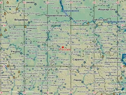 Саваслейка нижегородская область на карте
