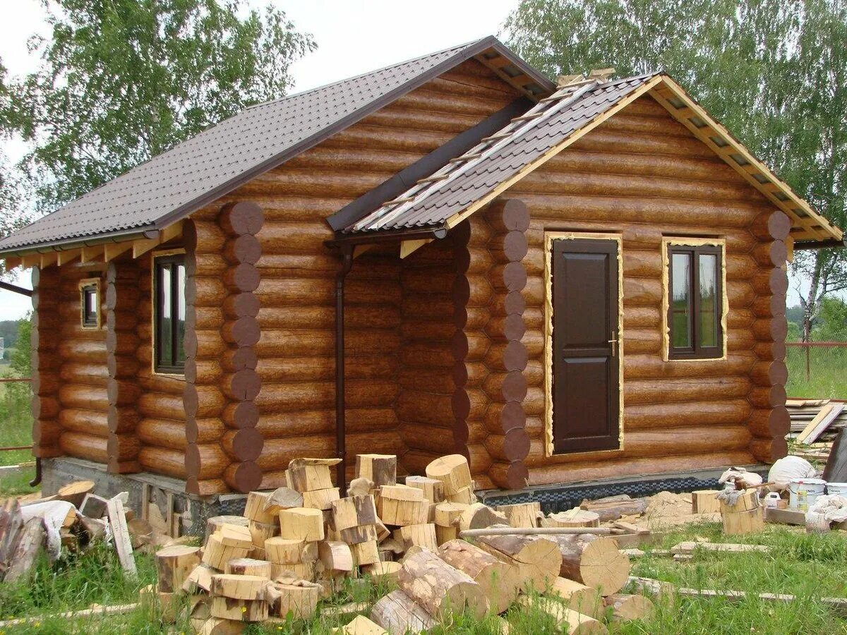 Недорогие срубы под ключ. Баня из ошкуренного бревна. баня из оцб под ключ. баня из окоренного бревна. деревянные бани из бревна.