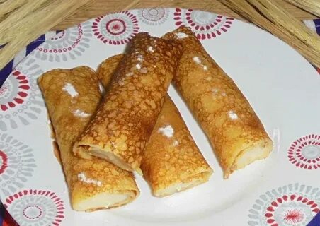 Блины трубочкой