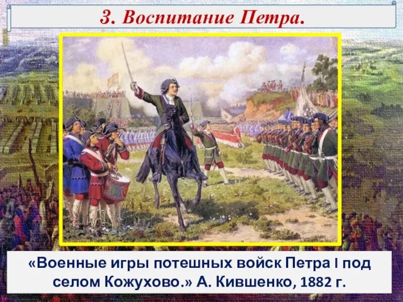 Потешные игры петра 1 кратко. Кившенко военные игры потешных войск петра 1 под селом кожухово. военные игры войск петра 1 под селом кожухово. потешные полки петра 1 под селом кожухово. потешное войско петра 1 под селом кожухово.