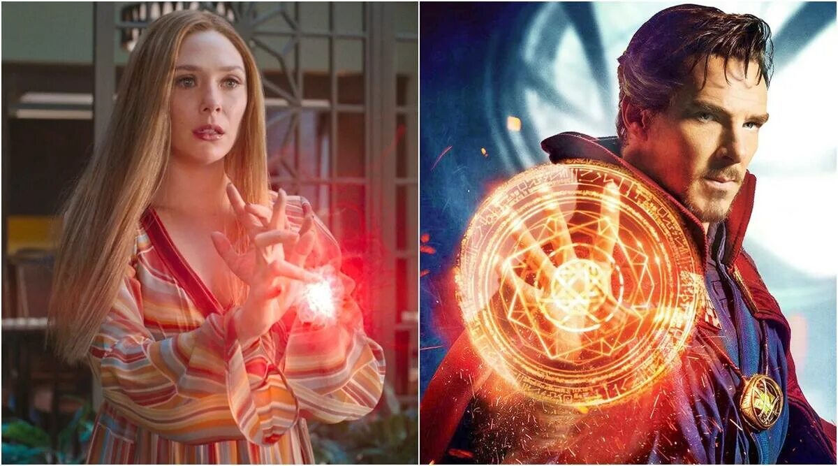 Вижн и доктор Стрэндж. Doctor Strange Wanda. Wanda Vision Doctor Strange. Марвел март