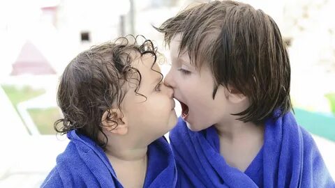 Boy lick