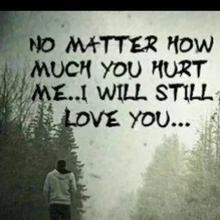 I am to hurt