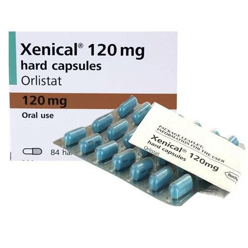 Орлистат капсулы купить. Xenical 120 MG. Орлистат 120. Орлистат 84. Ксеникал орлистат.