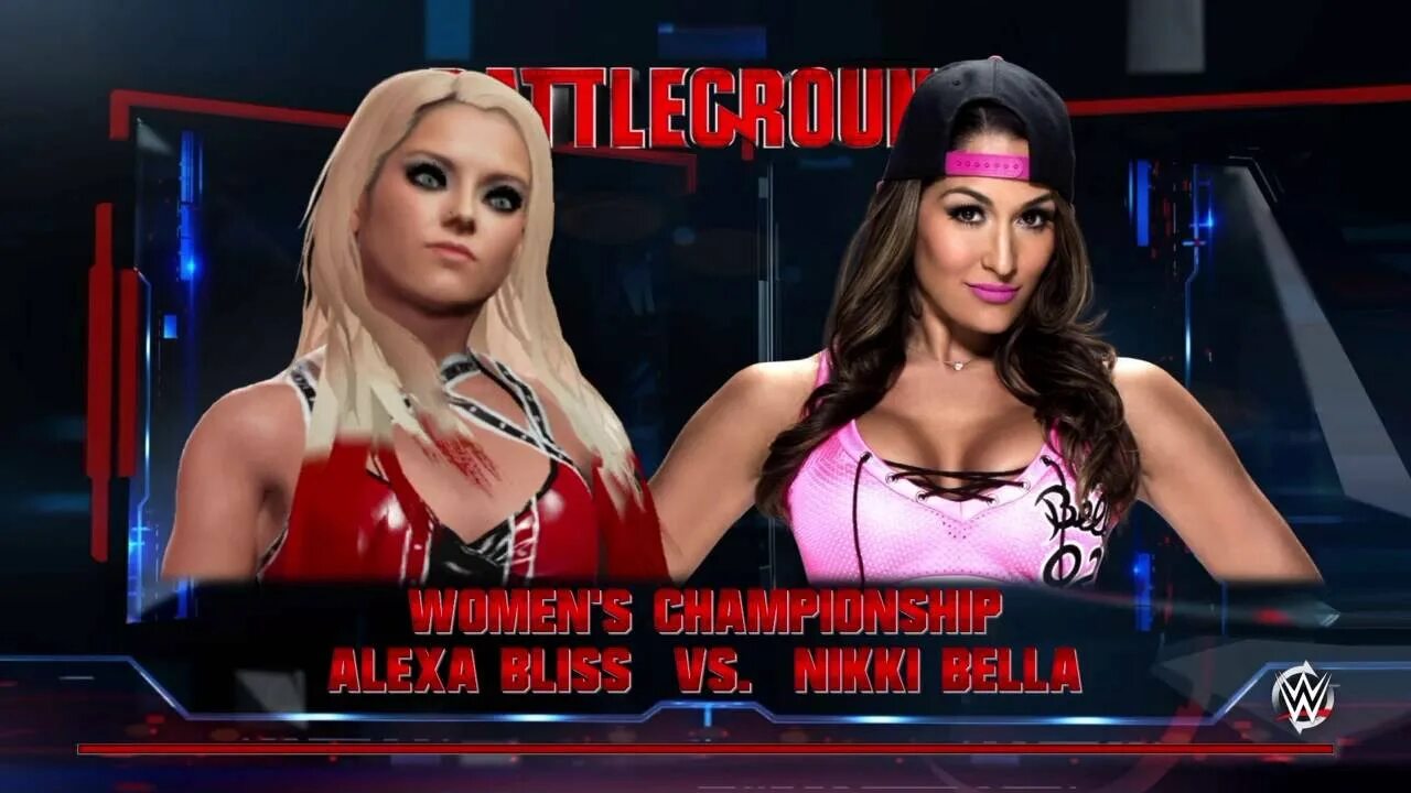 Vs nikki. WWE Nikki Bella Alexa Bliss. WWE 2k16 Paige vs Nikki Bella.