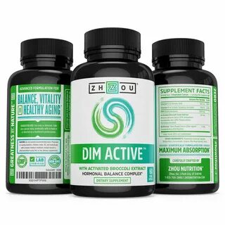 DIM Active DIM Supplement Menopause and Estrogen Metabolism Supplement with...