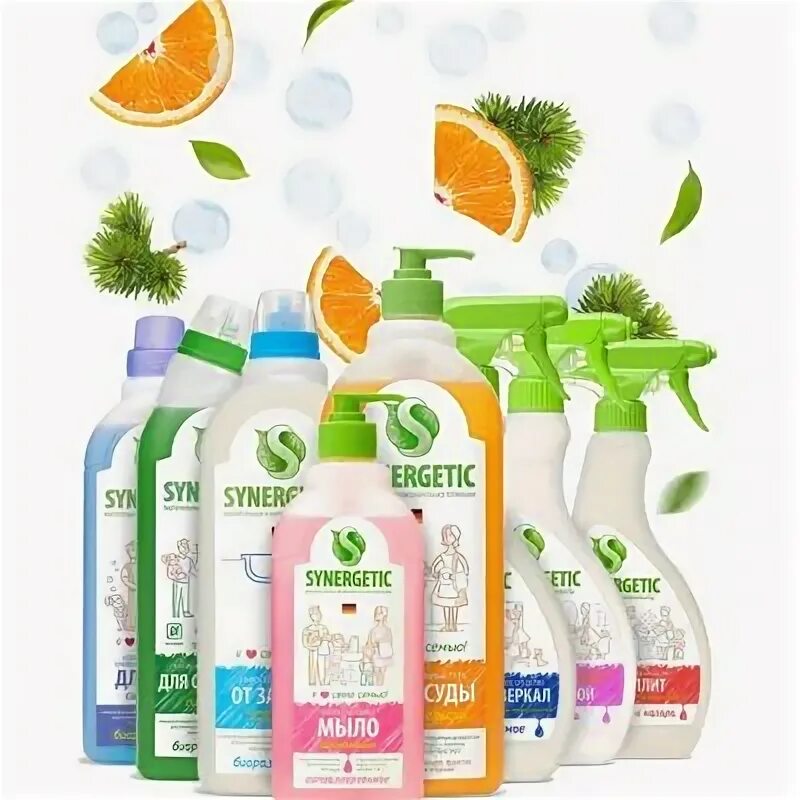 Какие категории продуктов есть в линейке synergetic