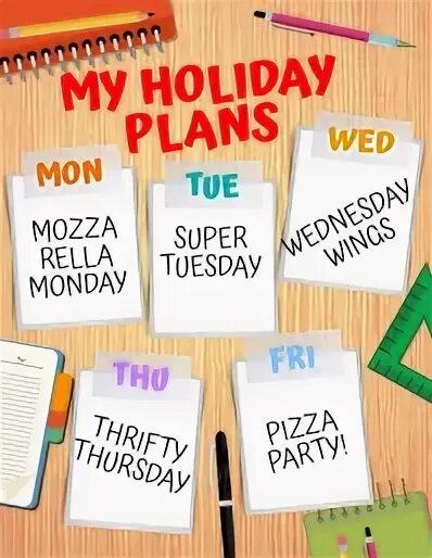 Holiday plans