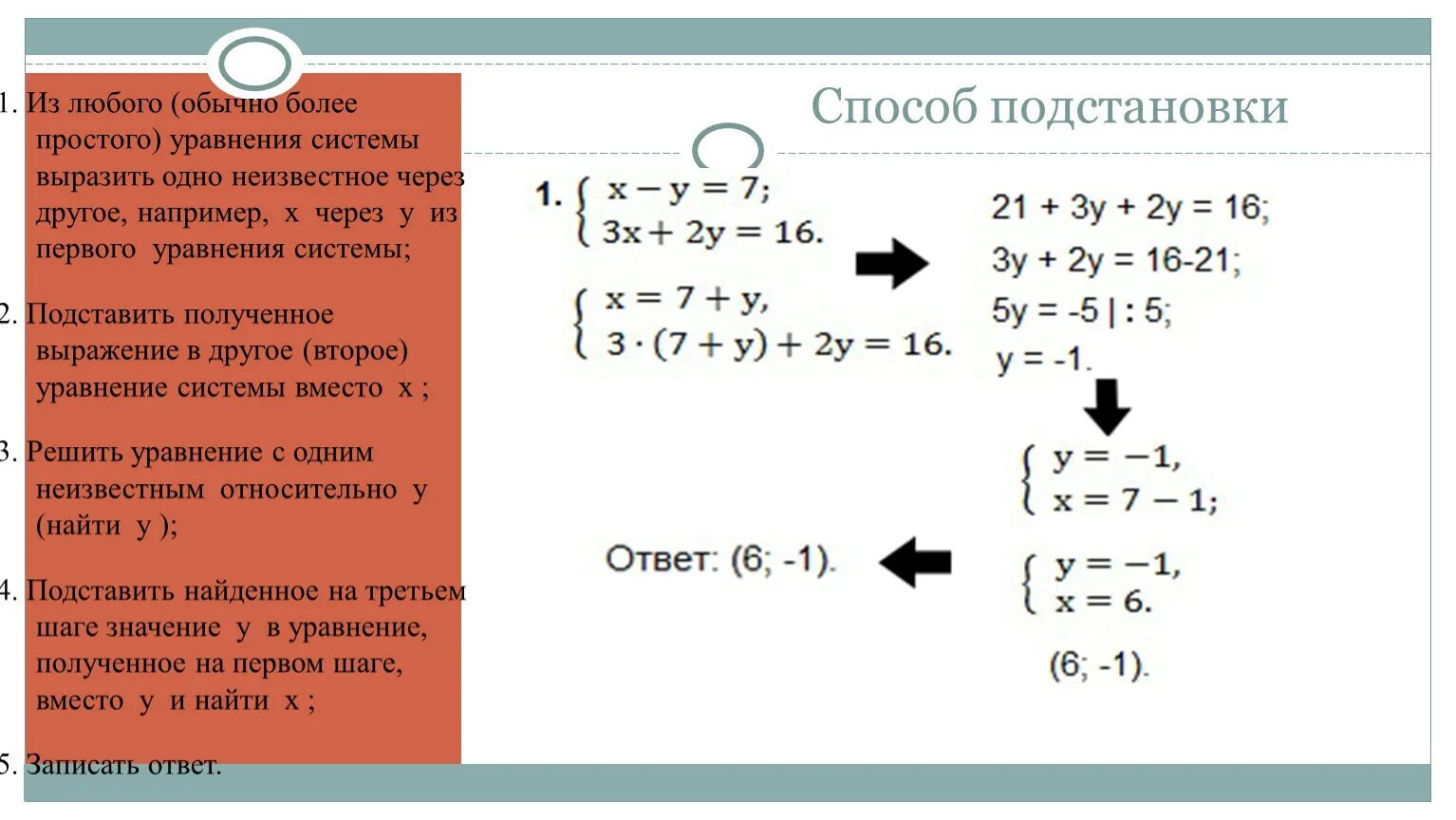 Система уравнений выразить одно неизвестное через другое. Система уравнений с 1 неизвестной. Решение простых систем уравнений. Способы решения систем уравнений.