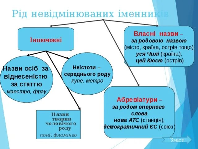 Невідмінювані іменники. Рід незмінюваних іменників. Невідмінювані іменники чоловічого роду. Іншомовні слова.