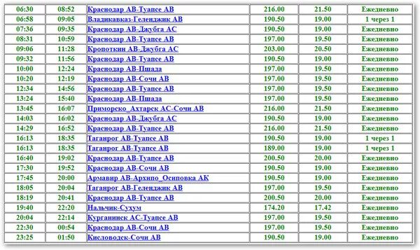 Расписание автобусов краснодар ереван. Расписание автобусов Джубга Краснодар.