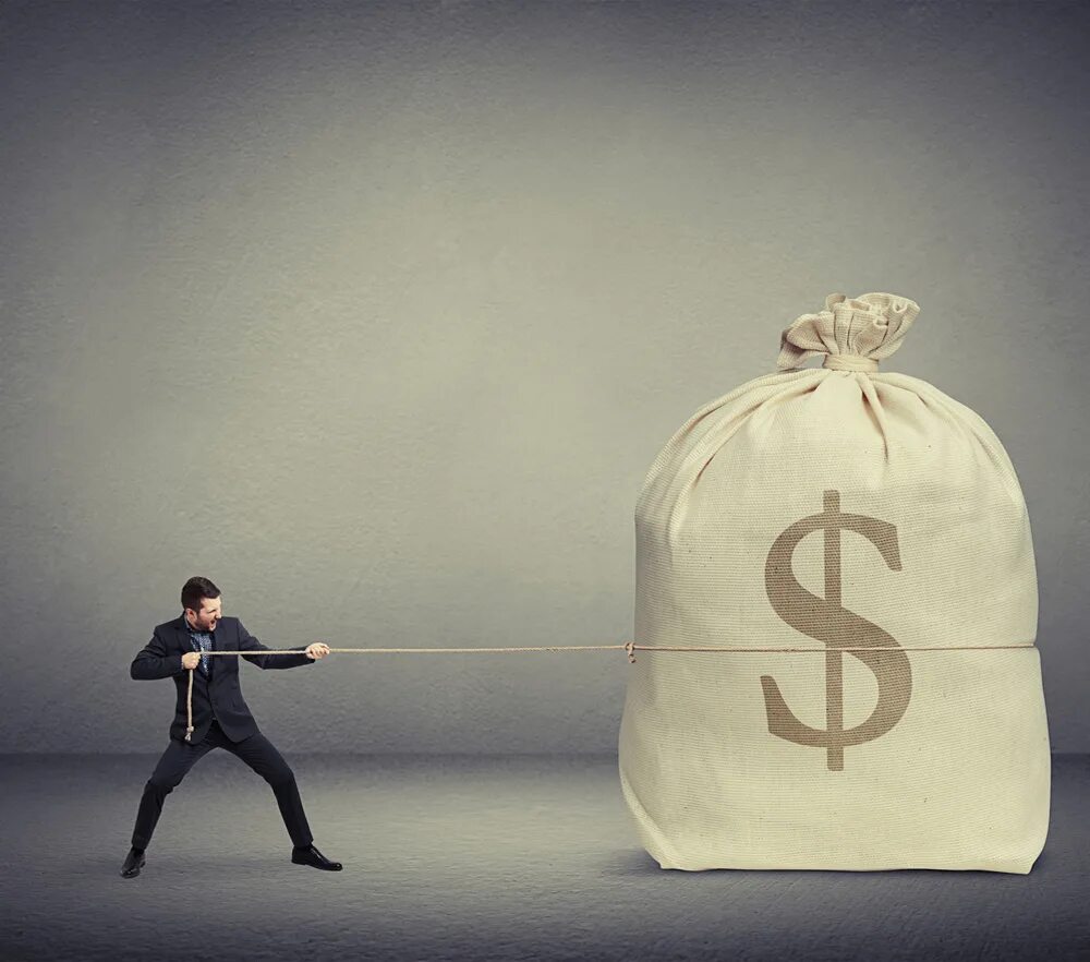 Here is money. Человек с мешком денег. Тащит мешок с деньгами. Мужчина тащит мешок денег. Деньги креатив.